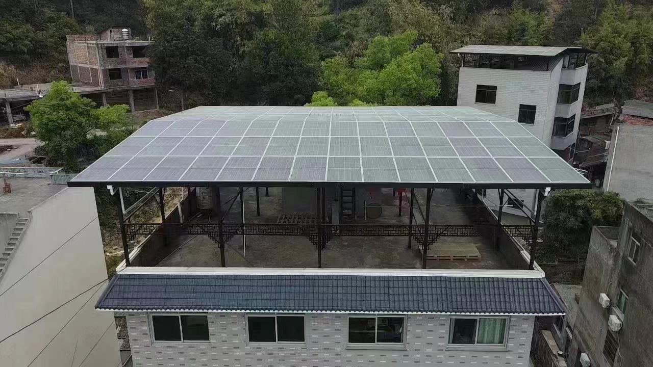 深圳15kw+10kwh自建别墅家庭光伏储能系统